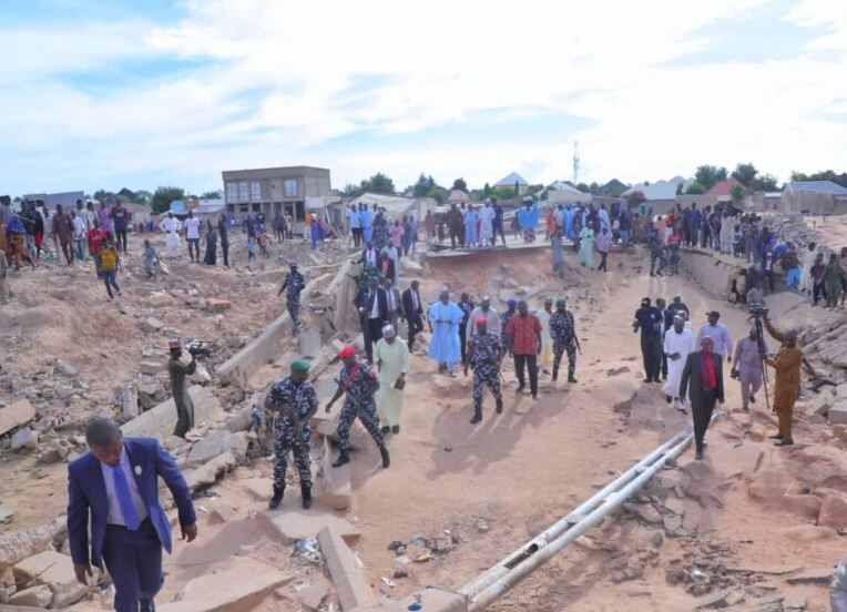 Governor Zulum Blows Hot During Tours Of Damaged Roads, Bridges, Others