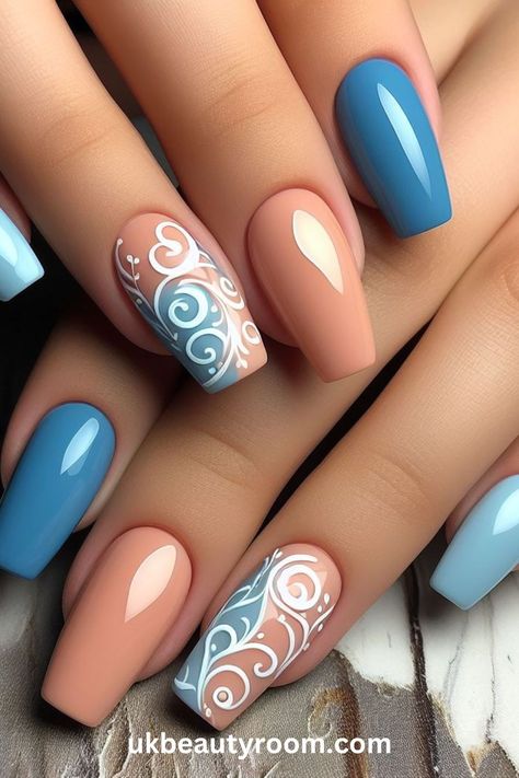 Most Stunning Blue Nail Designs in 2024