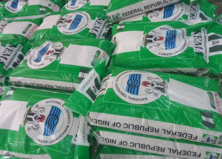 NEMA Hands Over 18,653 Bags Of Rice To Six States Affected By Flood