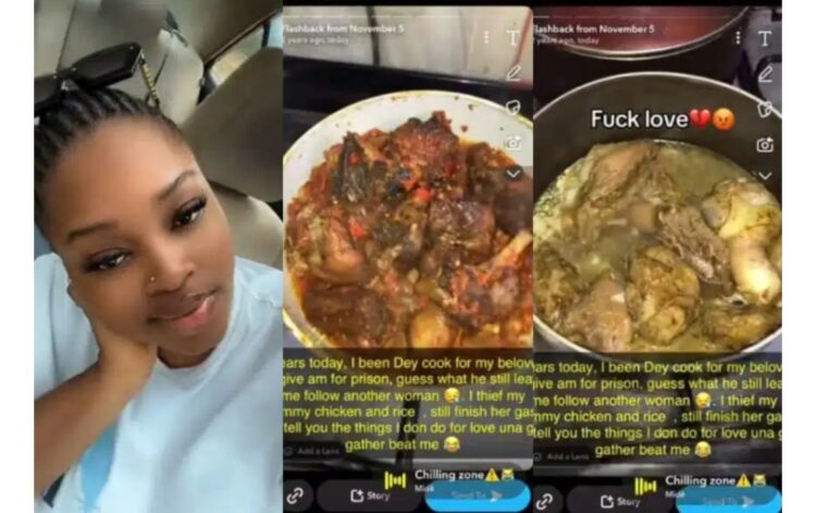 Lady Shares How She Cooked Stew With Stolen Chicken And Rice For Her Pr!soned Lover But Broke Up After His Release – HEARD VOICE NEWS ONLINE