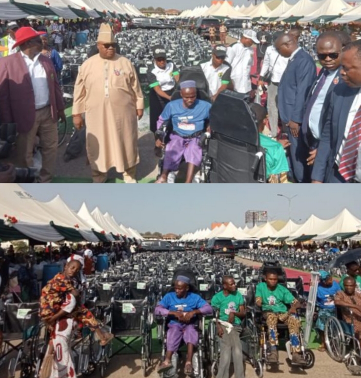 Thousands Of People Living With Disability Benefit From Adeleke's Life-Support Gadgets Initiative